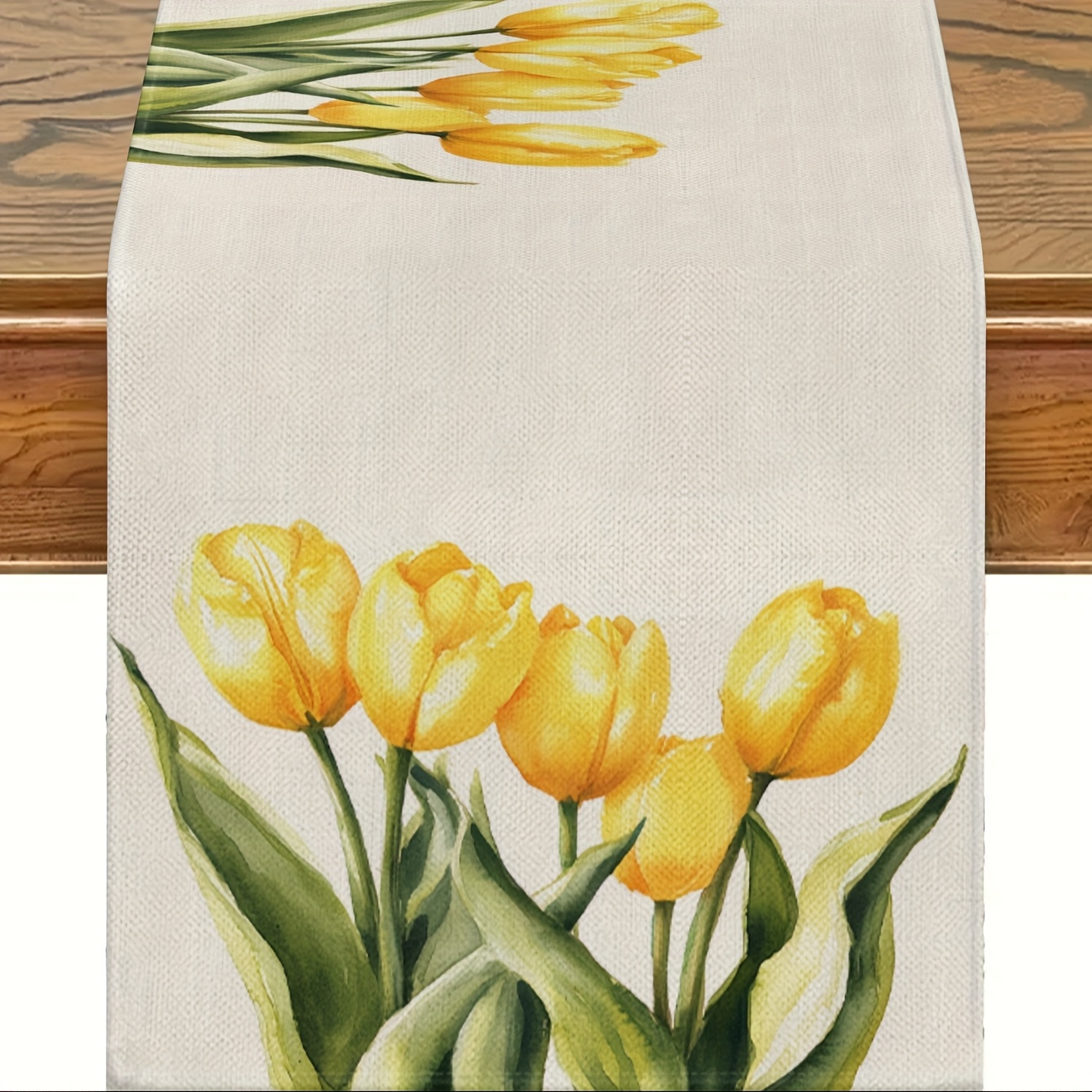 Christmas Table Runner - 1pc Spring & Summer Tulip Table