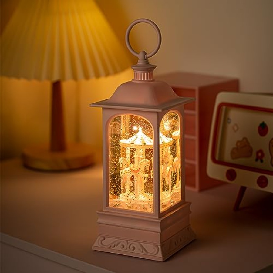 Glitter Snow Globe Lantern Mus - Snow Globe Musical recensie en prijs