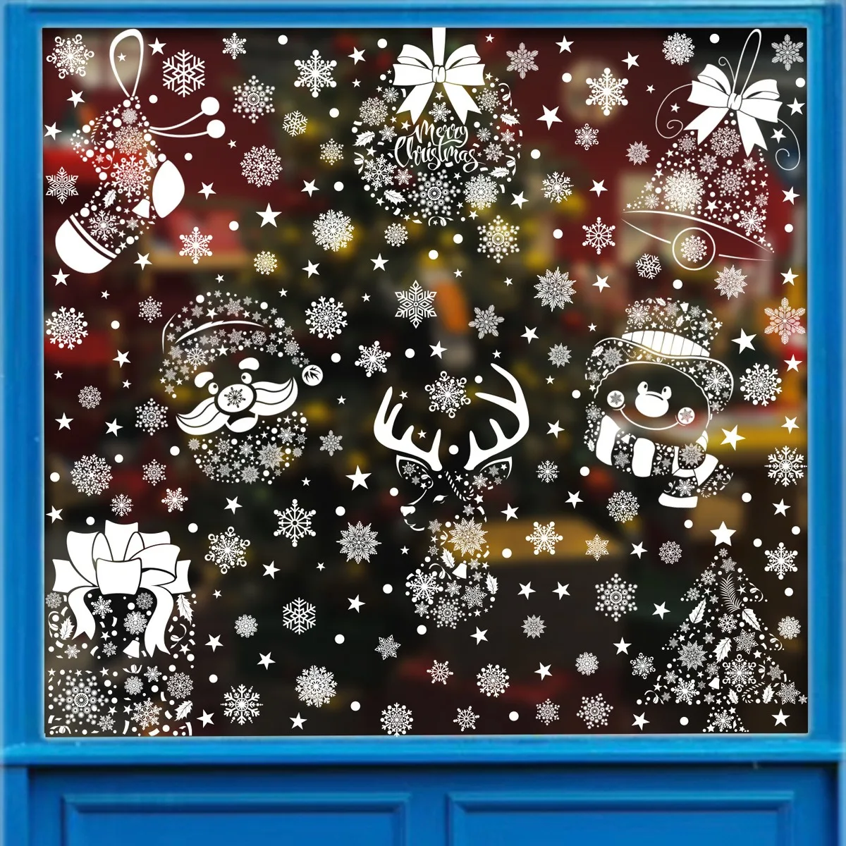 Christmas Wall Sticker Snowfla - Snowflake Window Decal recensie en prijs