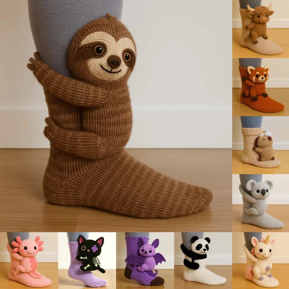 3D Knit Animal Sloth Socks for - Christmas Stocking Hanging recensie en prijs