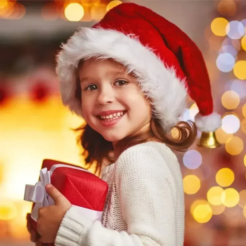 5/1PCS Christmas Hat Plush Adu - Santa Hat Plush recensie en prijs