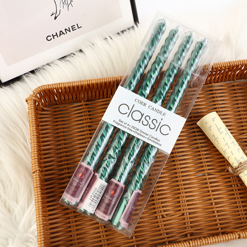 4pcs European-style Long-pole  - Holiday Candle Set recensie en prijs