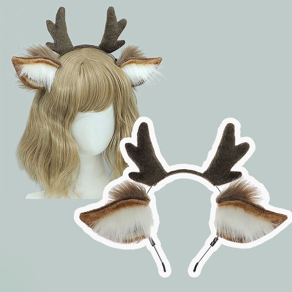 Unisex Deer Ears Reindeer Antl - Reindeer Antlers Headband recensie en prijs