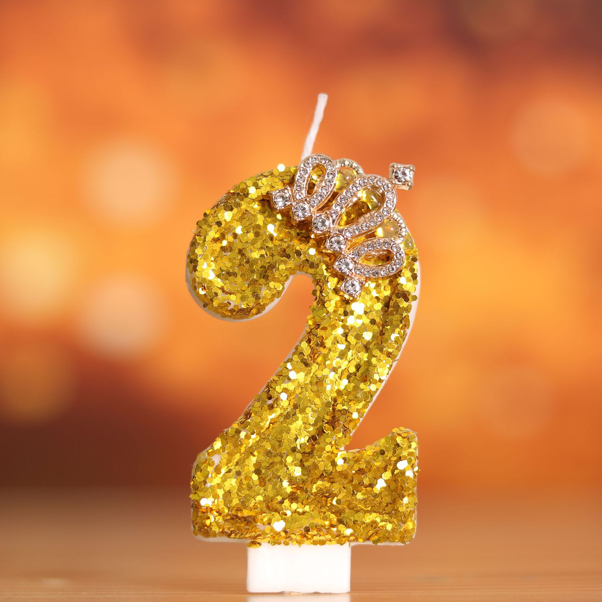 Digital Birthday Cake Gold Cro - Holiday Candle Set recensie en prijs