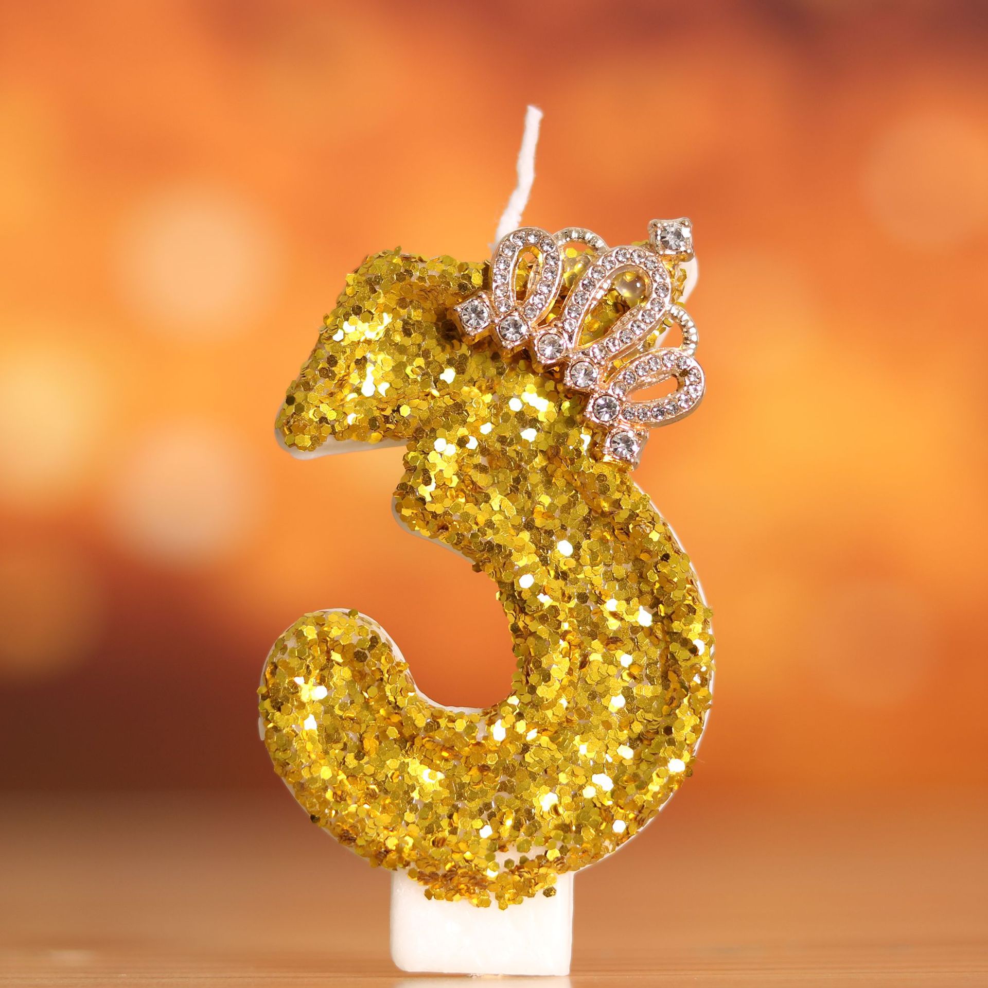 Digital Birthday Cake Gold Cro - Holiday Candle Set recensie en prijs