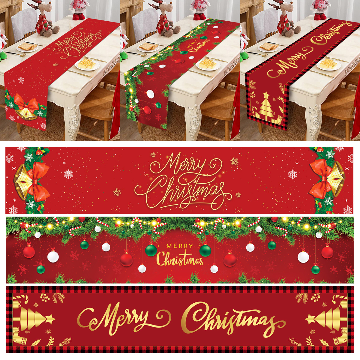 Christmas Table Runner Merry C - Christmas Table Runner recensie en prijs
