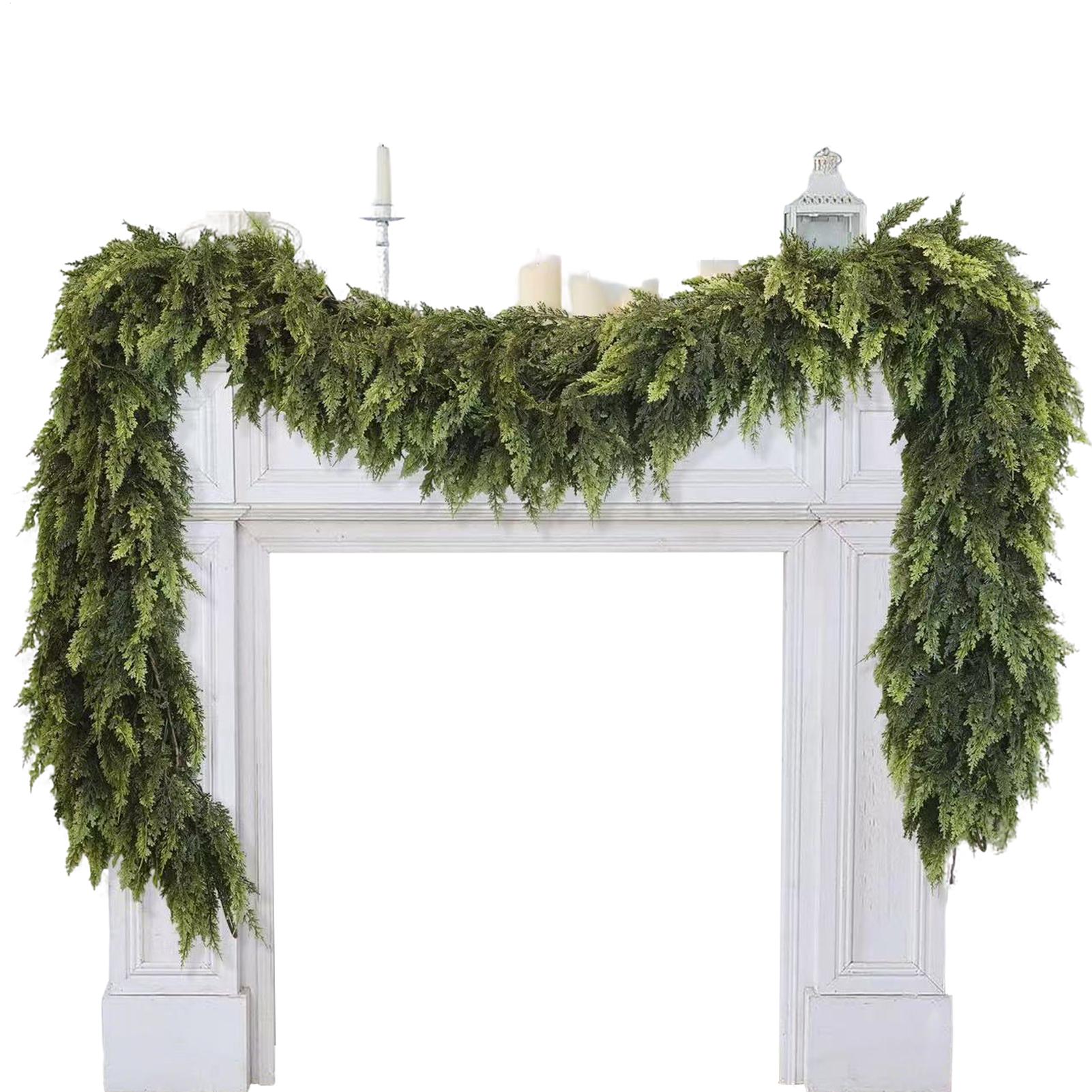 Christmas Garlands Artificial  - Christmas Wreath Fake recensie en prijs