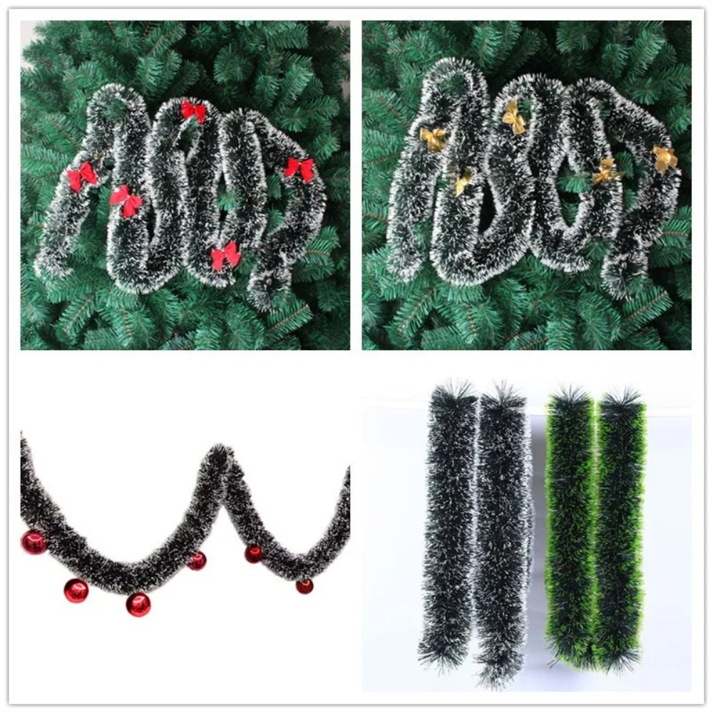 Christmas Tinsel Garland Artif - Led Fairy String Lights recensie en prijs