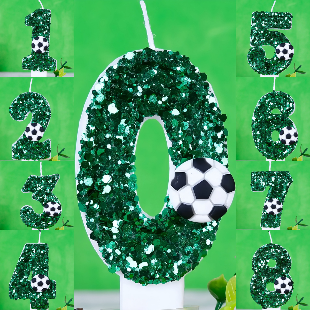 Boy Series 3D Green Football B - Holiday Candle Set recensie en prijs
