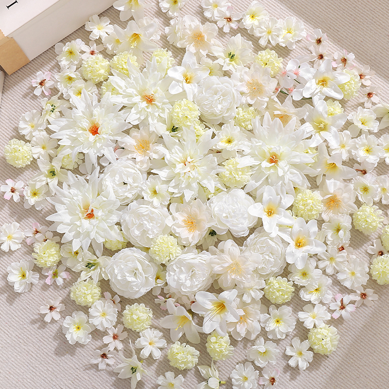 20Pcs Mix White Artificial Flo - Christmas Wreath Fake recensie en prijs