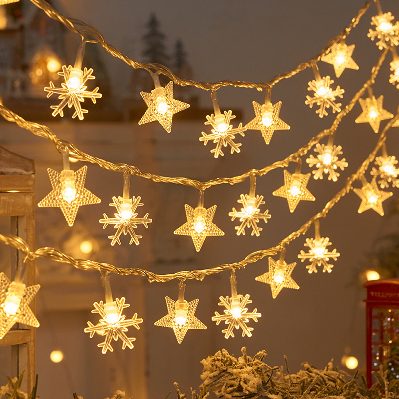 1.5M/3M Snowflake star LED Str - Led Fairy String Lights recensie en prijs