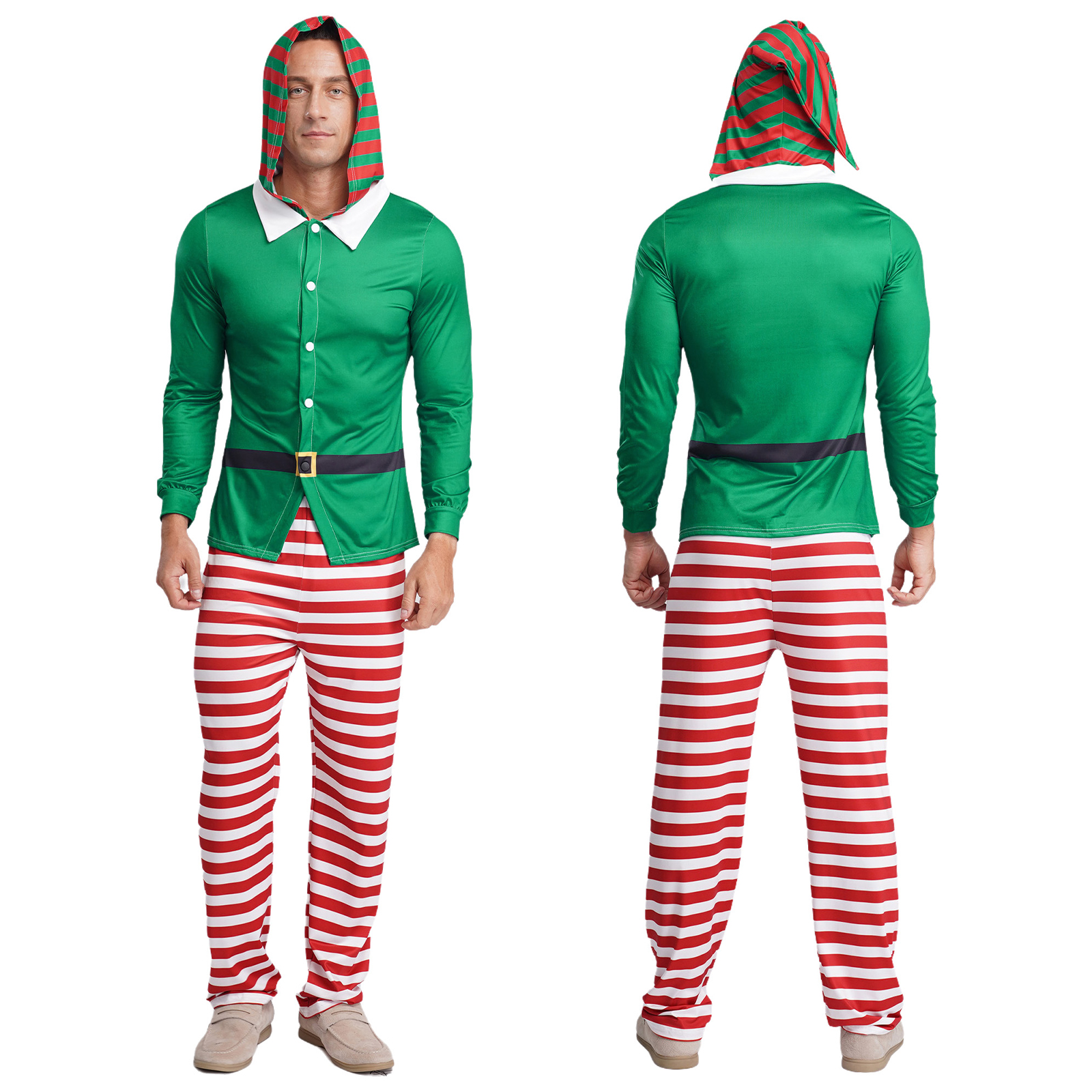 Men Christmas Elf Pajamas Part - Elf Costume Christmas recensie en prijs