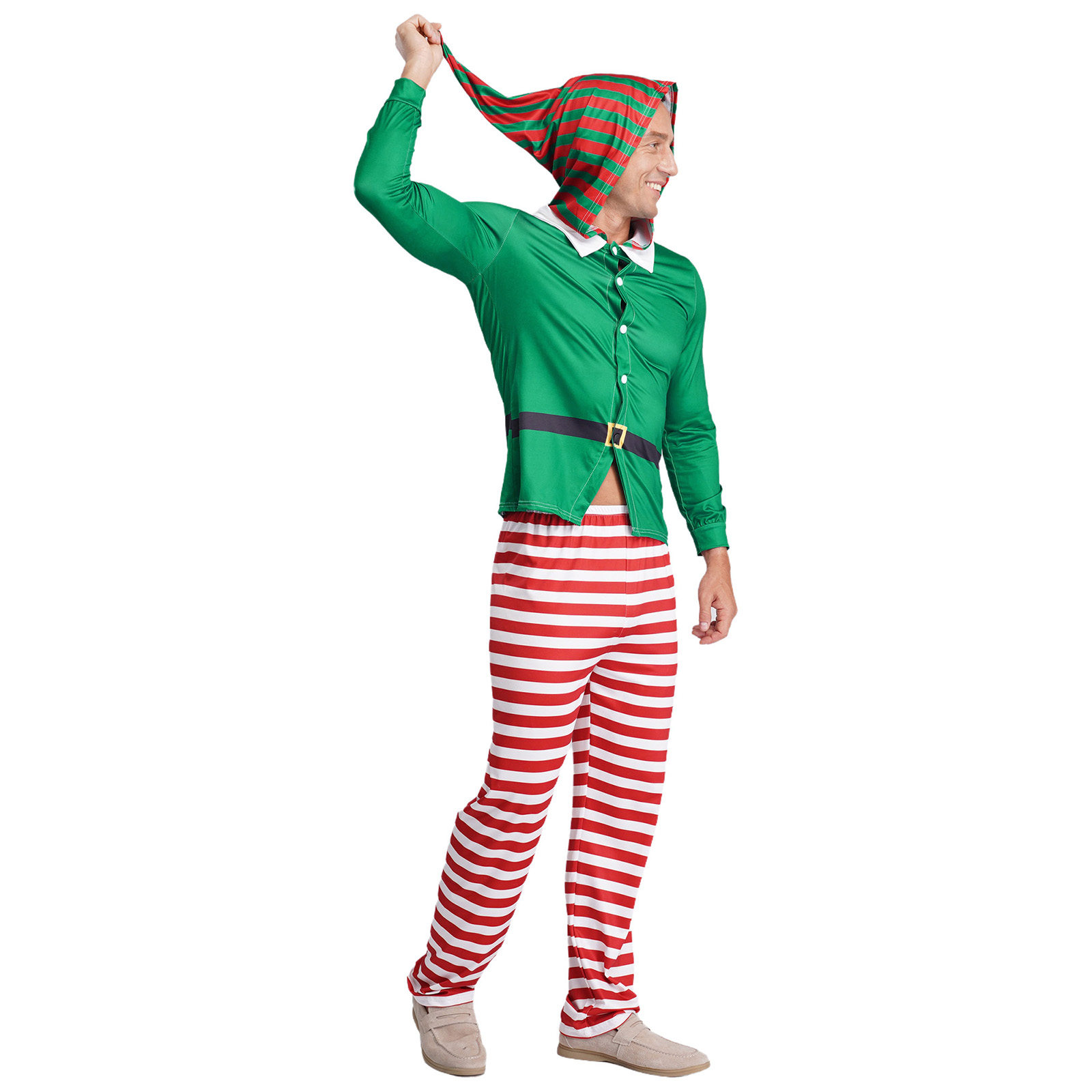 Men Christmas Elf Pajamas Part - Elf Costume Christmas recensie en prijs