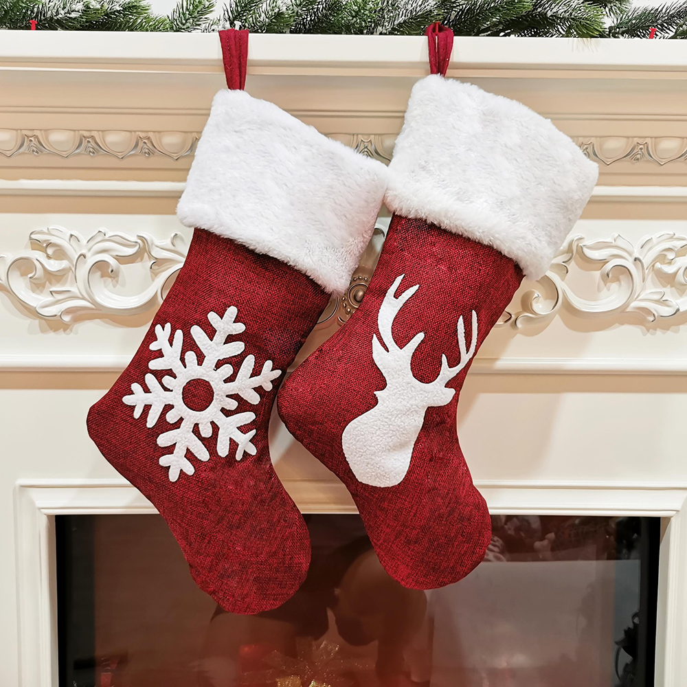 46Cm Plush Big Christmas Socks - Christmas Stocking Hanging recensie en prijs