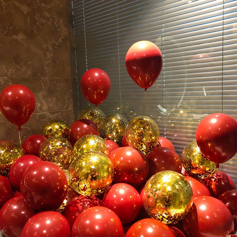50pcs/pack Red Gold Balloon Ar - Tinsel Garland Decoration recensie en prijs