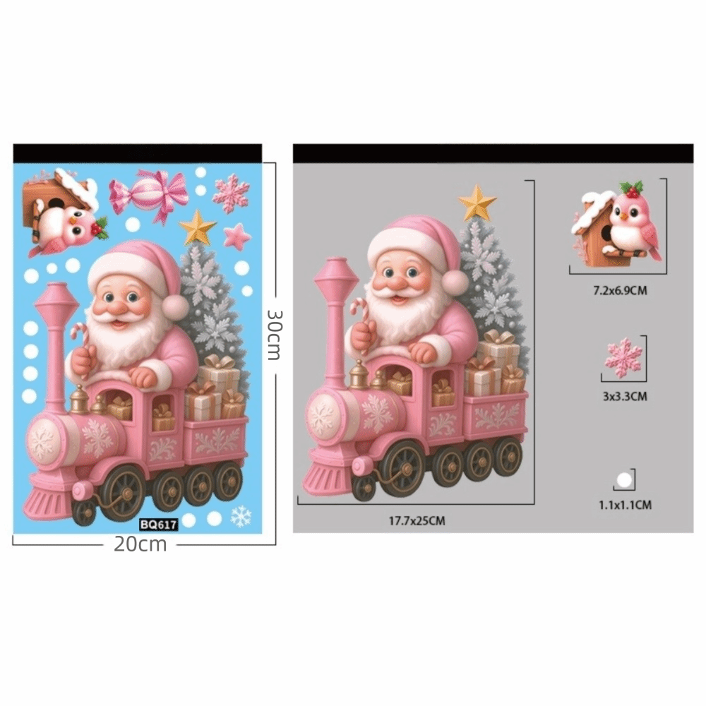 Cartoon PVC Window Stickers Sn - Snowflake Window Decal recensie en prijs