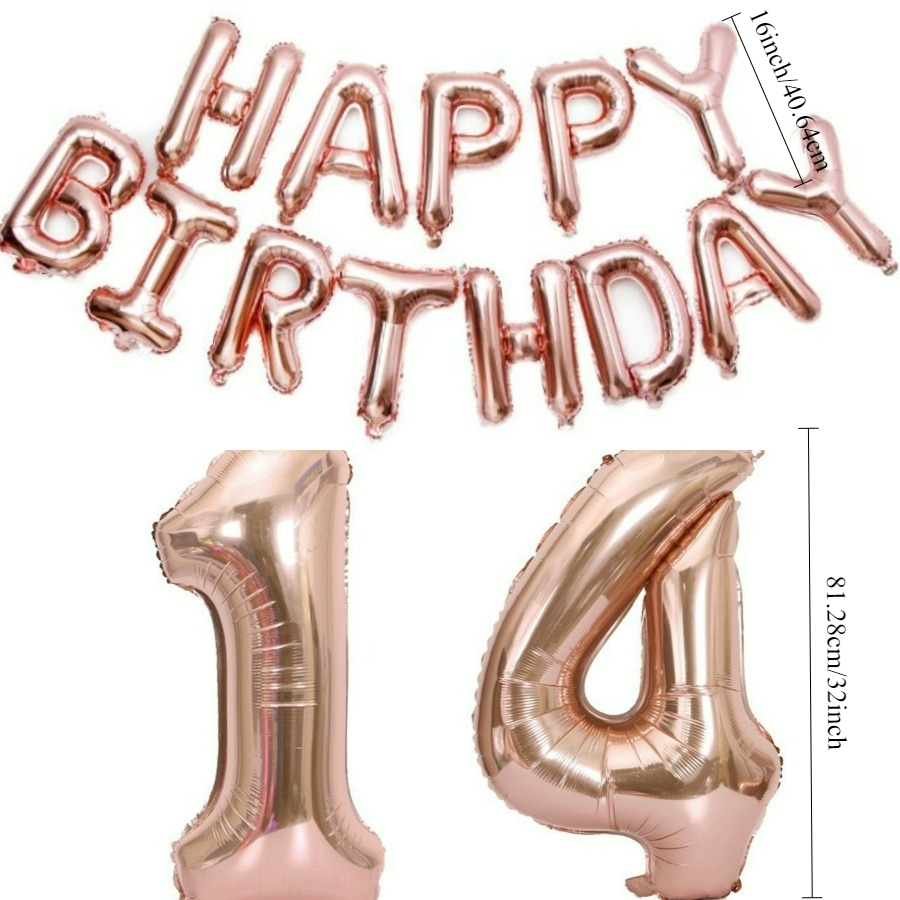 Happy Birthday 32Inch Number F - Tinsel Garland Decoration recensie en prijs