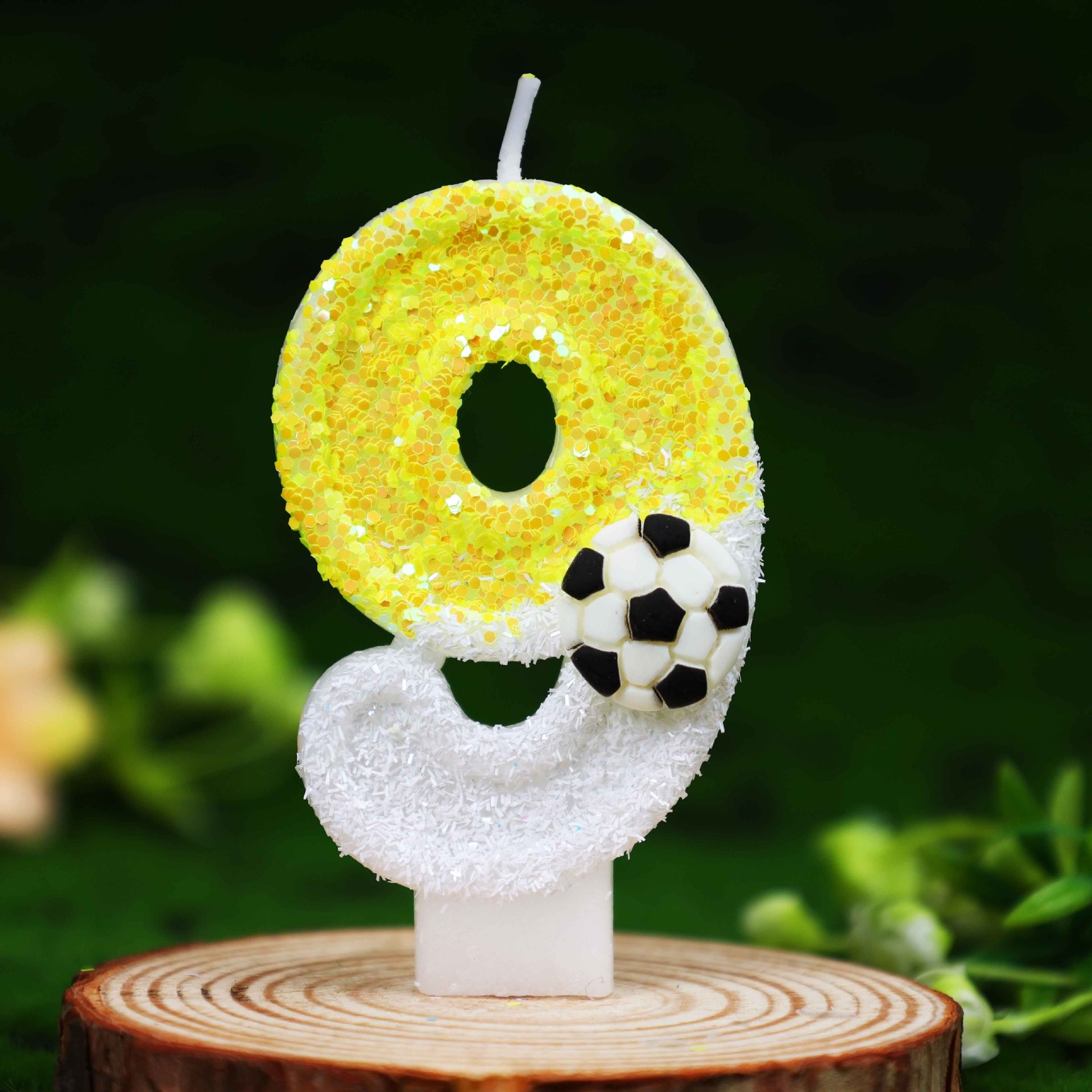 Yellow White Sequins Sports Fo - Holiday Candle Set recensie en prijs