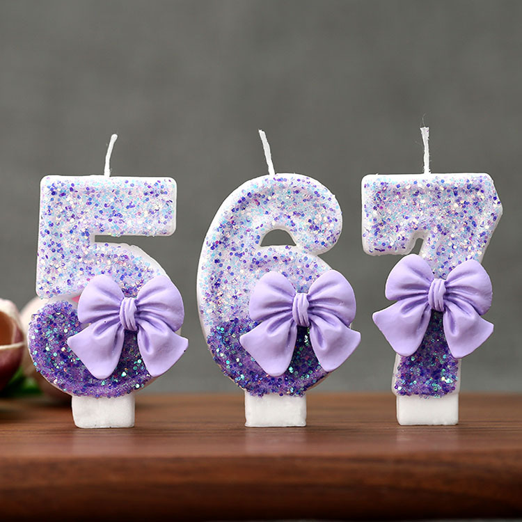 Creative Glitter Gradual Purpl - Holiday Candle Set recensie en prijs