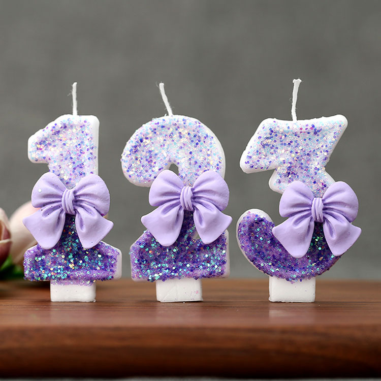 Creative Glitter Gradual Purpl - Holiday Candle Set recensie en prijs