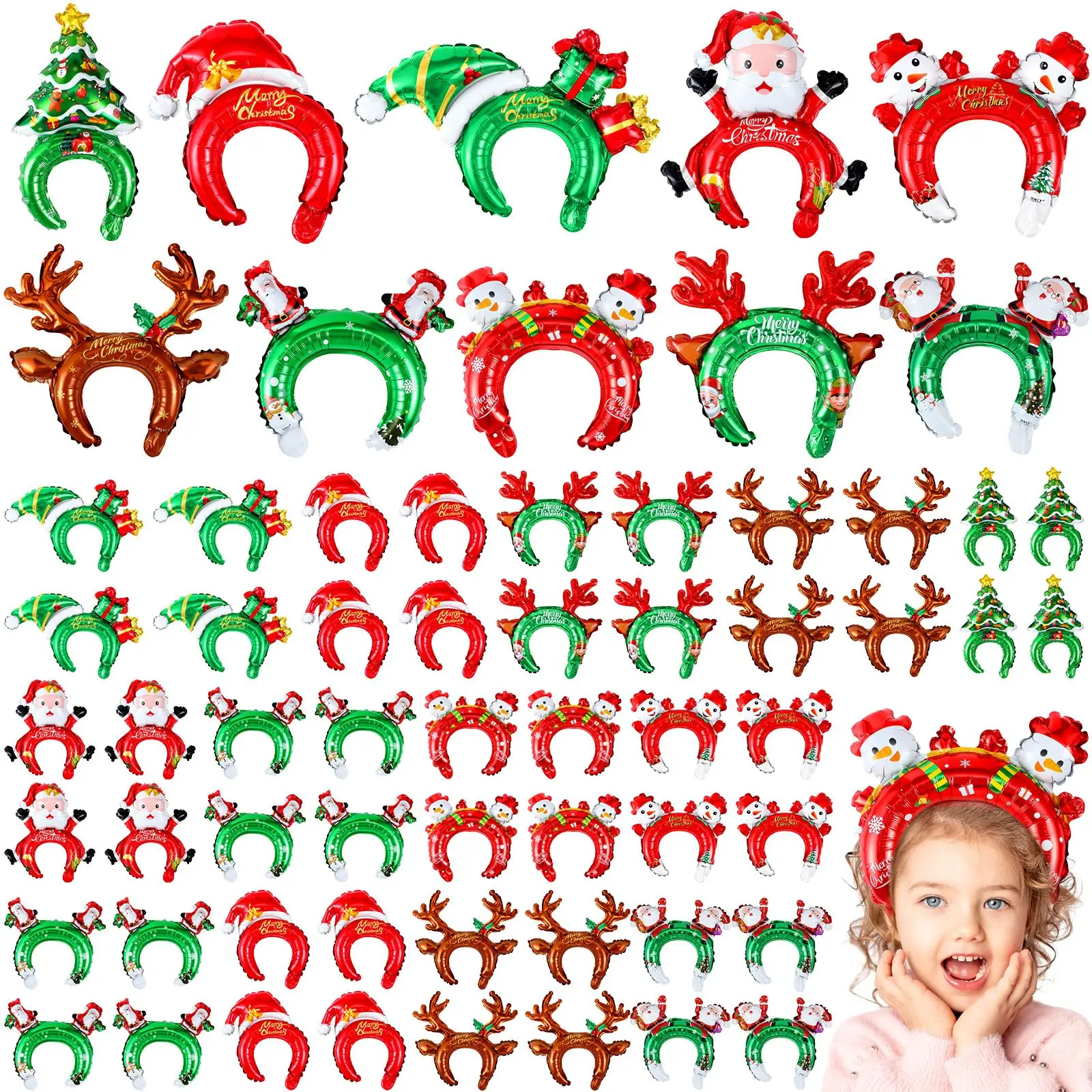 Christmas Inflatable Headbands - Reindeer Antlers Headband recensie en prijs