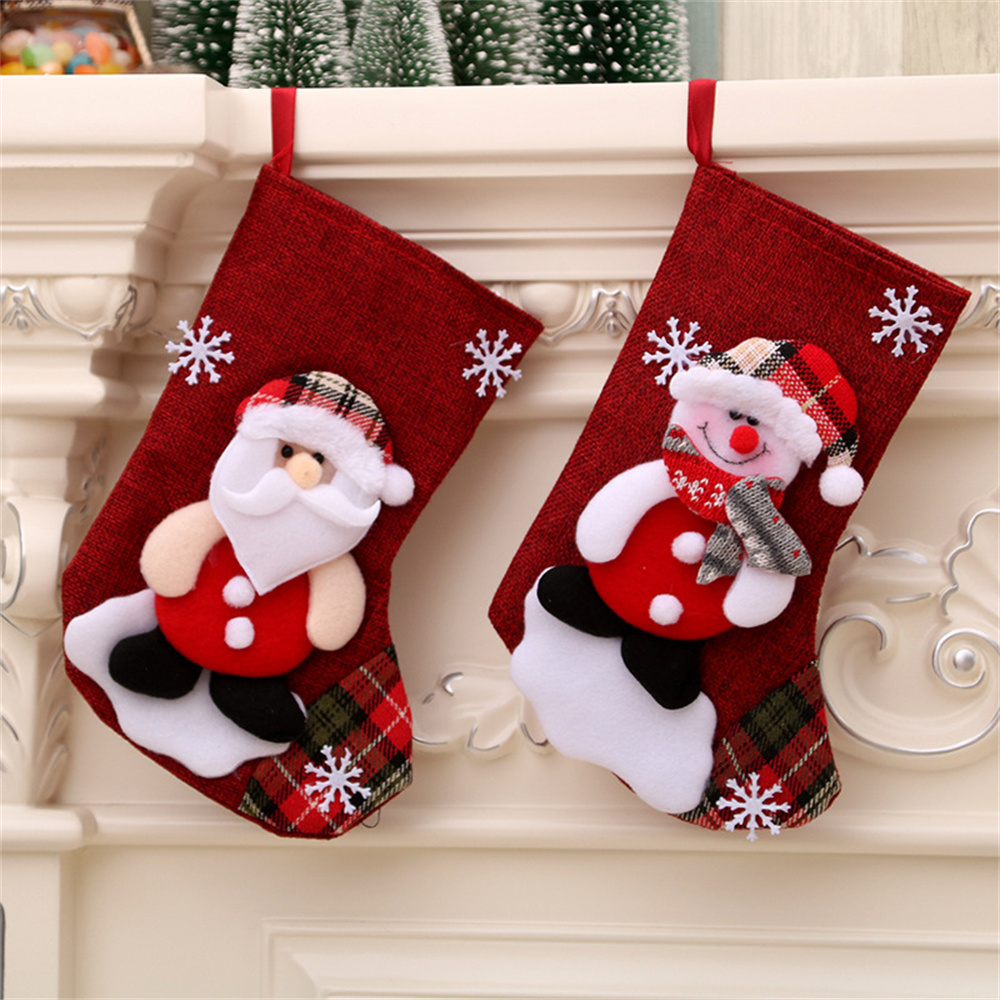 Linen Christmas Stockings Gift - Christmas Stocking Hanging recensie en prijs