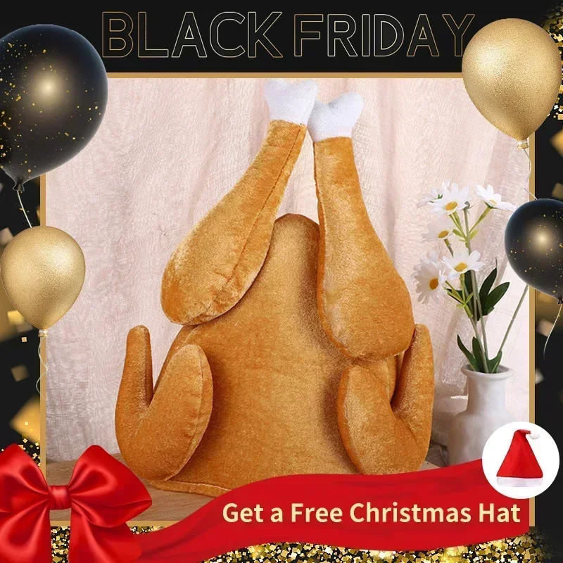 New Plush Roasted Thanksgiving - Santa Hat Plush recensie en prijs