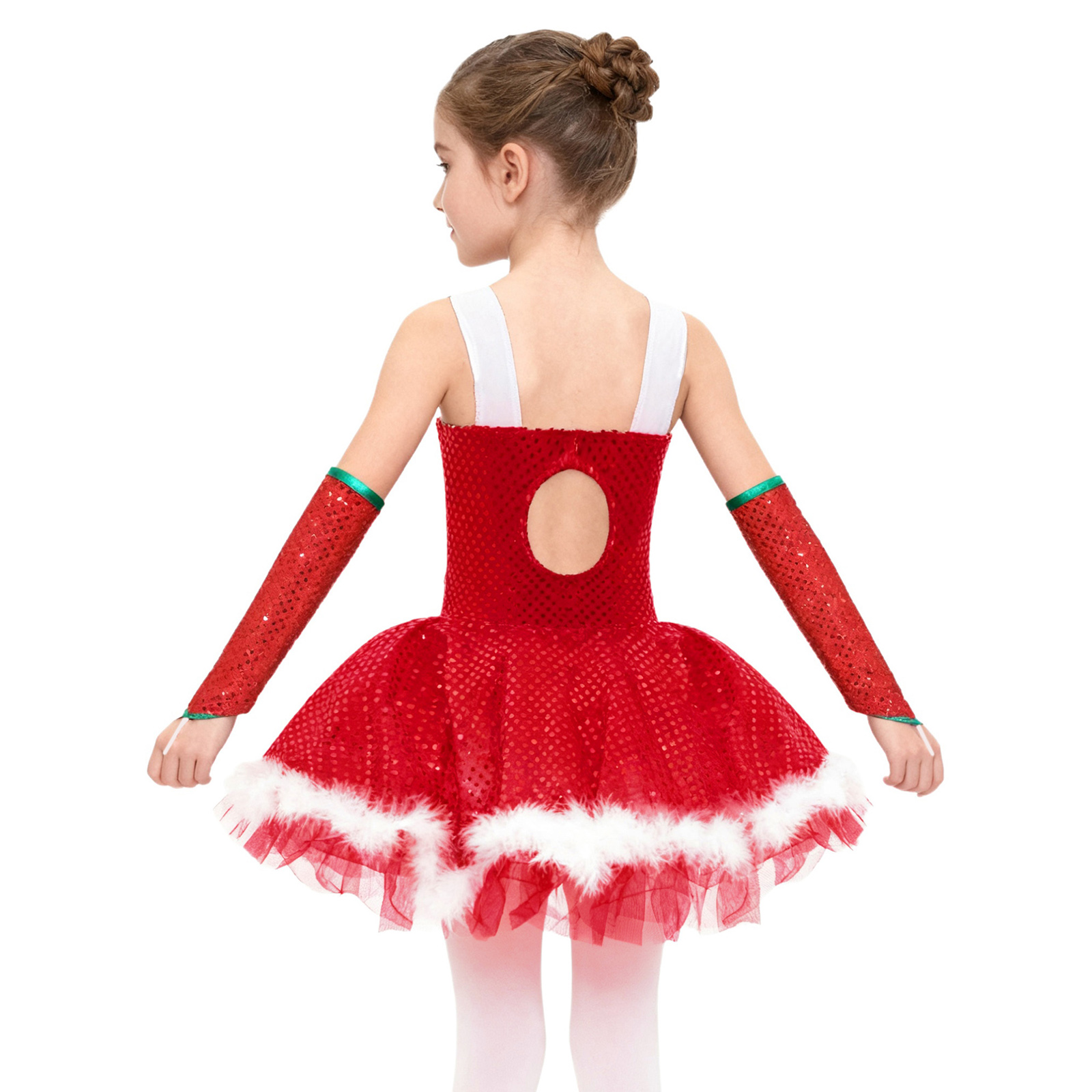 Kids Girls Christmas Figure Sk - Elf Costume Christmas recensie en prijs