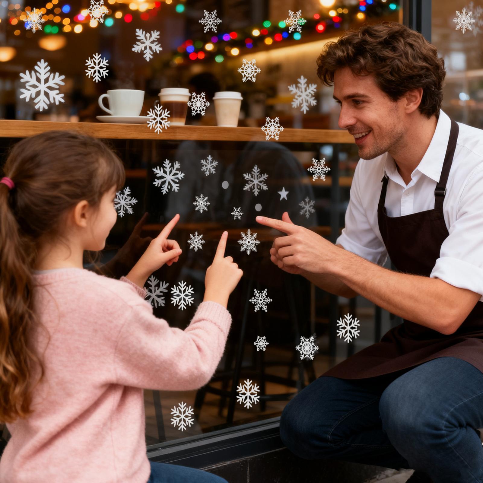 Snowflake Window Clings Static - Snowflake Window Decal recensie en prijs