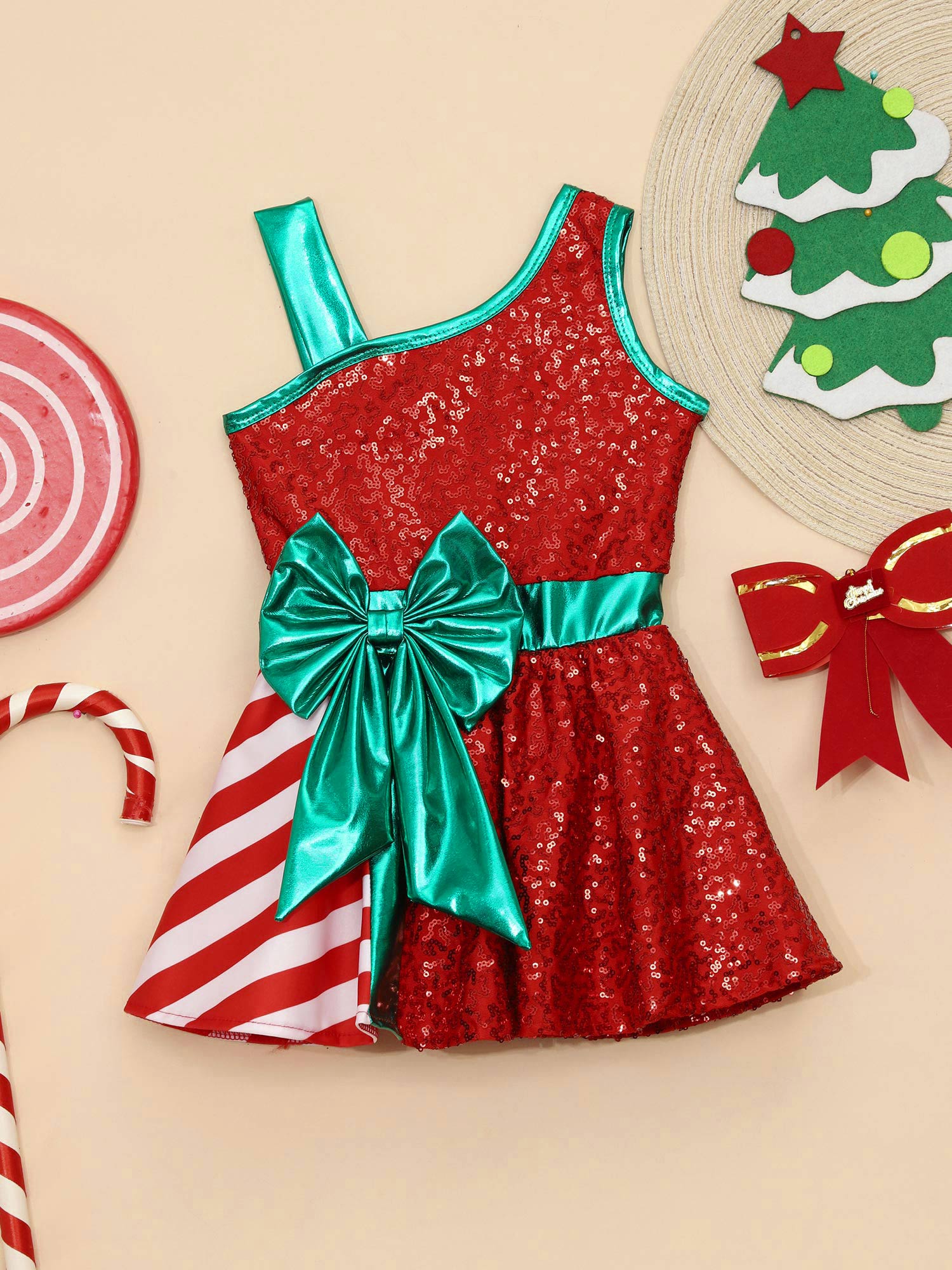 Kids Girls Christmas Ballet Da - Elf Costume Christmas recensie en prijs