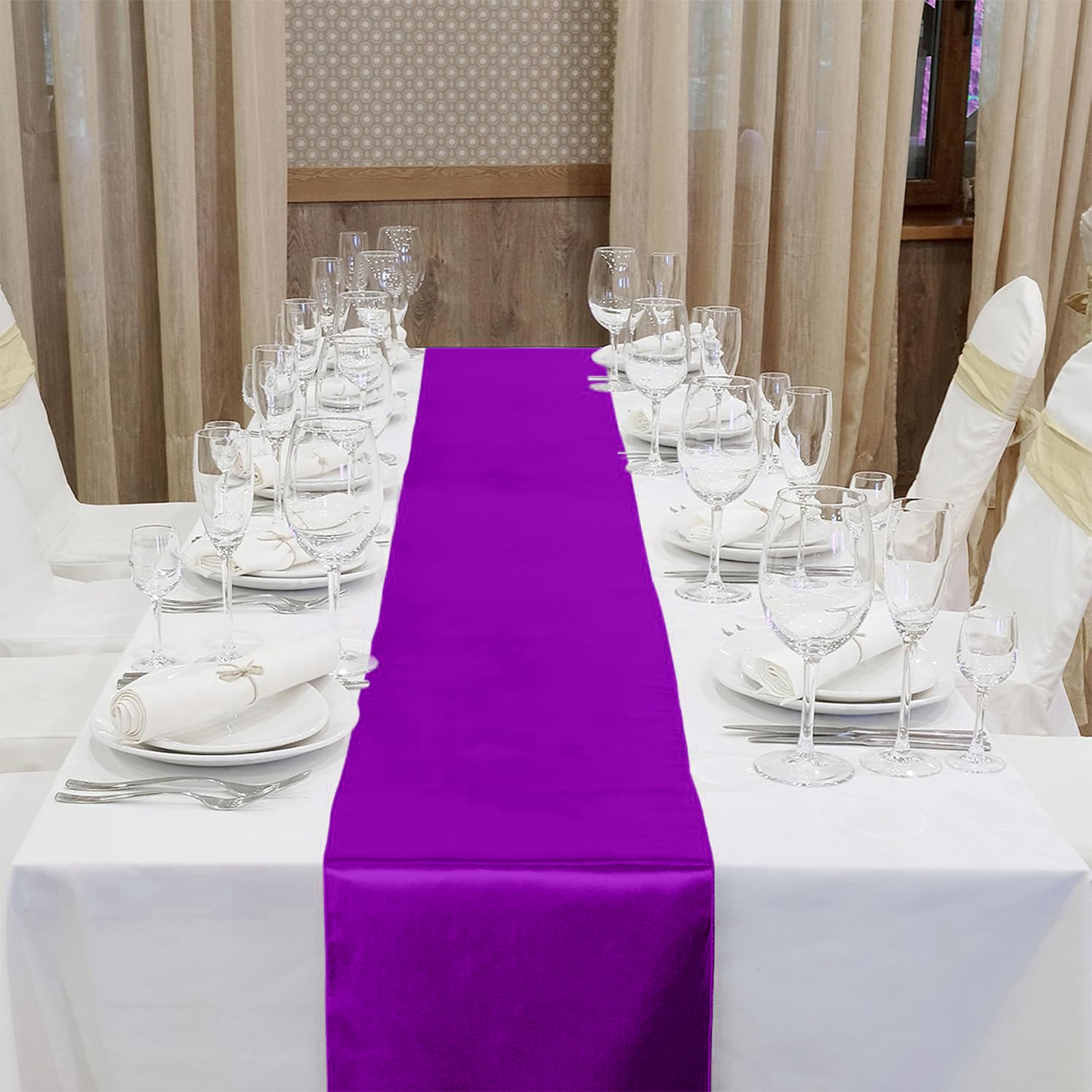 1 Pack Satin Table Runner 12 x - Christmas Table Runner recensie en prijs