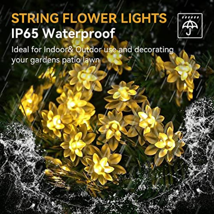 Solar Flower String Lights Out - Led Fairy String Lights recensie en prijs