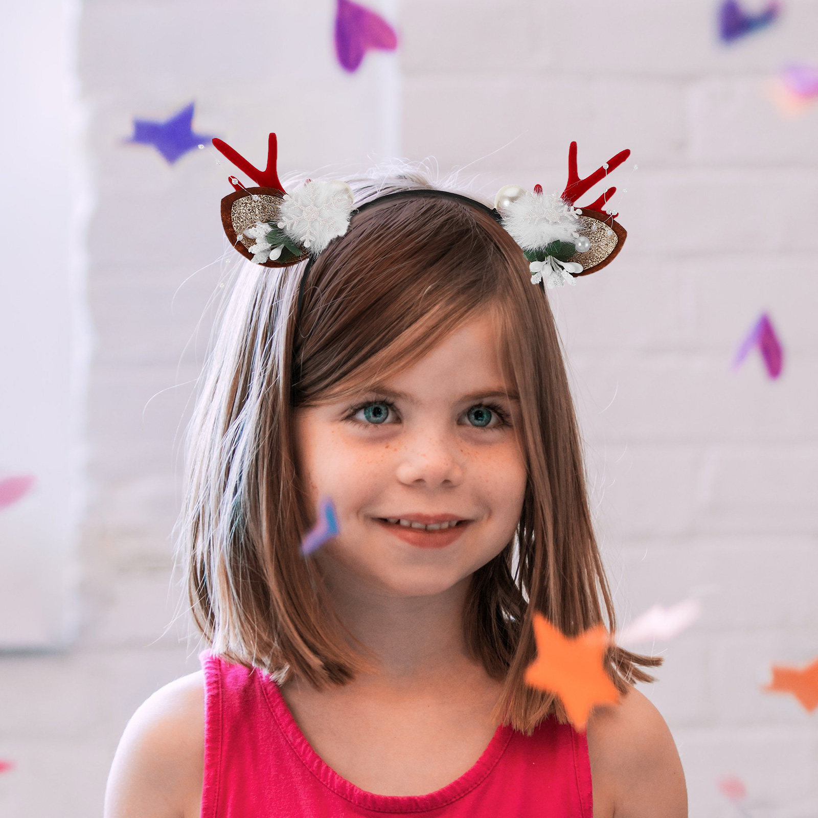 4Pcs Festive Reindeer Antlers  - Reindeer Antlers Headband recensie en prijs