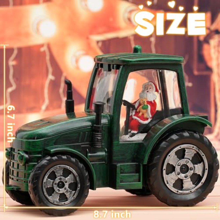 Christmas Snow Globe Tractor S - Snow Globe Musical recensie en prijs