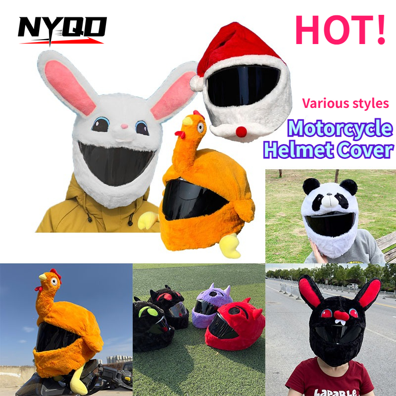 Motorcycle Cartoon Plush Helme - Santa Hat Plush recensie en prijs