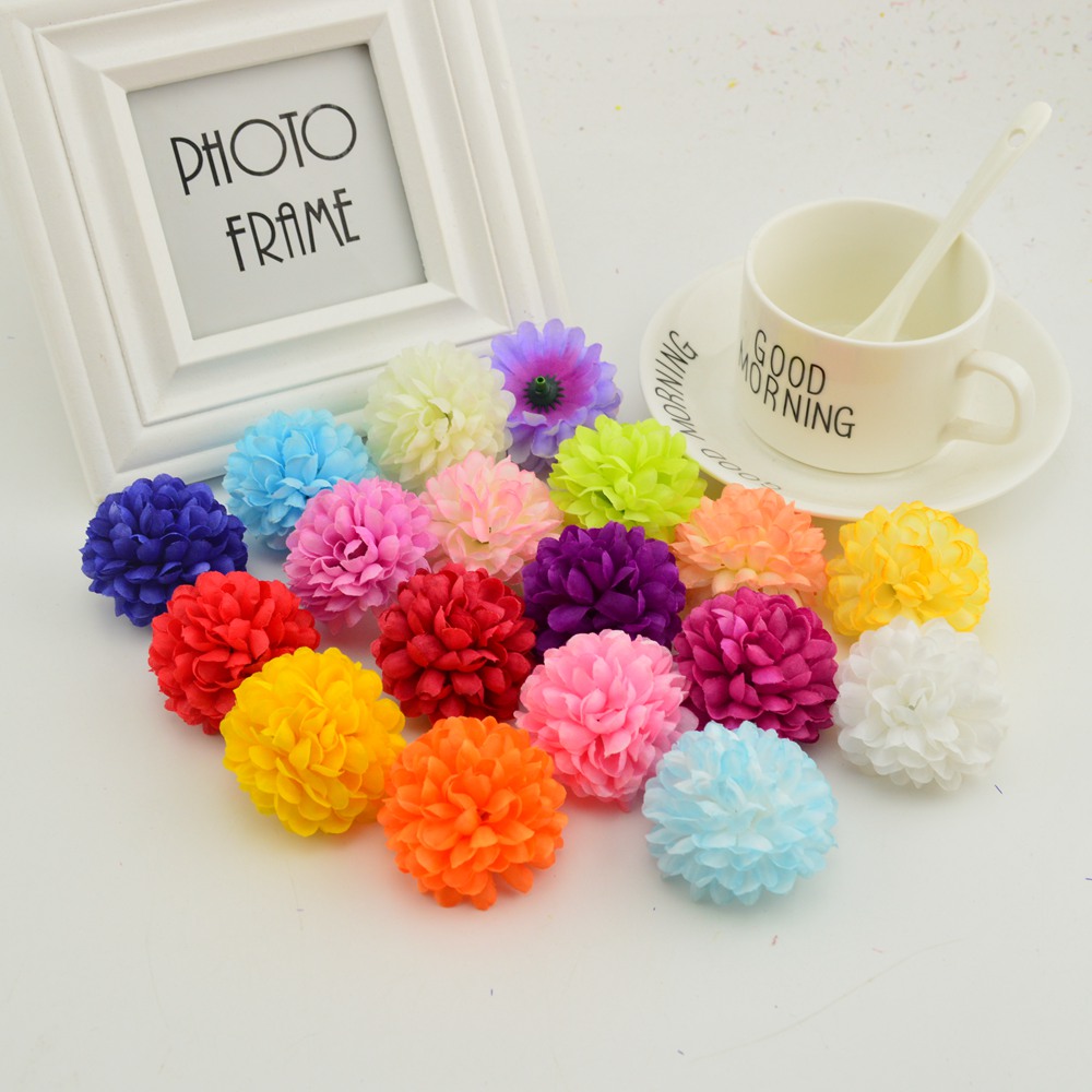 200PCS 5CM Silk Chrysanthemum  - Christmas Wreath Fake recensie en prijs