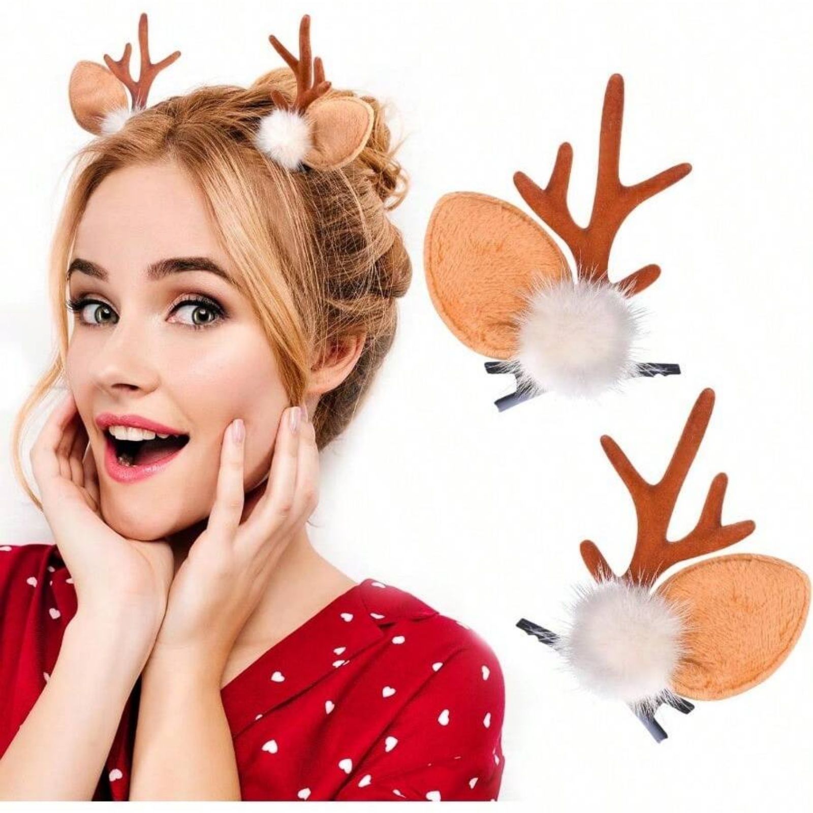 2pcs Christmas Reindeer Antler - Reindeer Antlers Headband recensie en prijs
