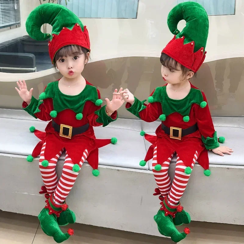 Fancy New Year Green Santa Cla - Elf Costume Christmas recensie en prijs