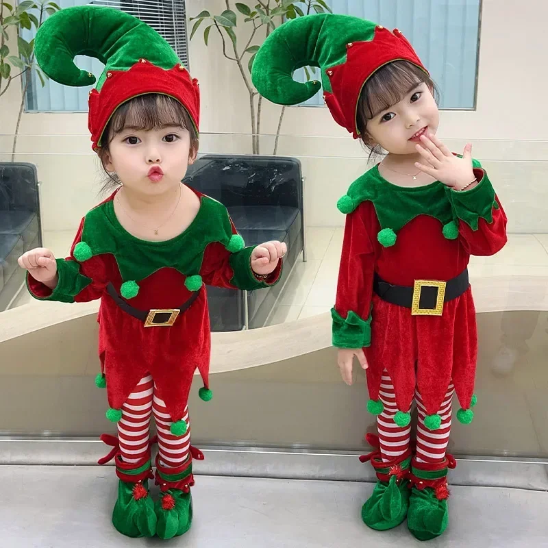 Fancy New Year Green Santa Cla - Elf Costume Christmas recensie en prijs