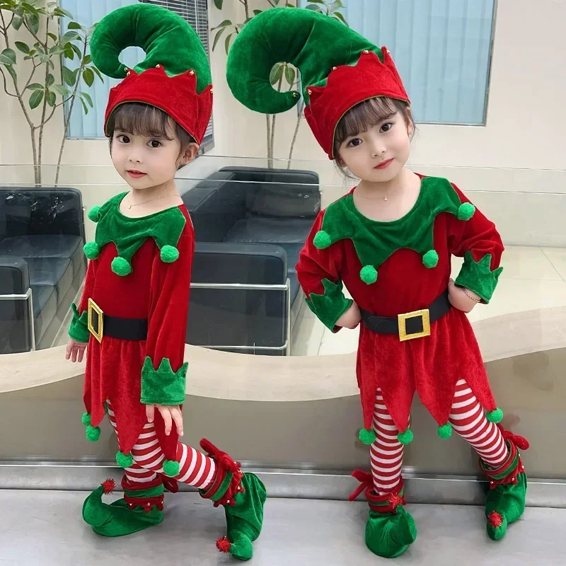 Fancy New Year Green Santa Cla - Elf Costume Christmas recensie en prijs
