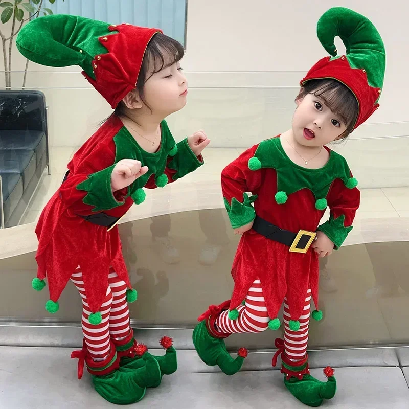 Fancy New Year Green Santa Cla - Elf Costume Christmas recensie en prijs