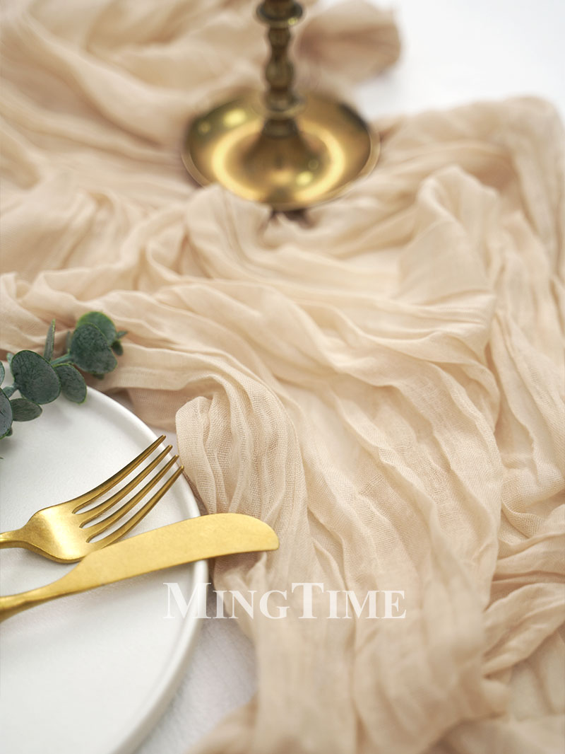 Crinkle Table Runner Gauze Sem - Christmas Table Runner recensie en prijs