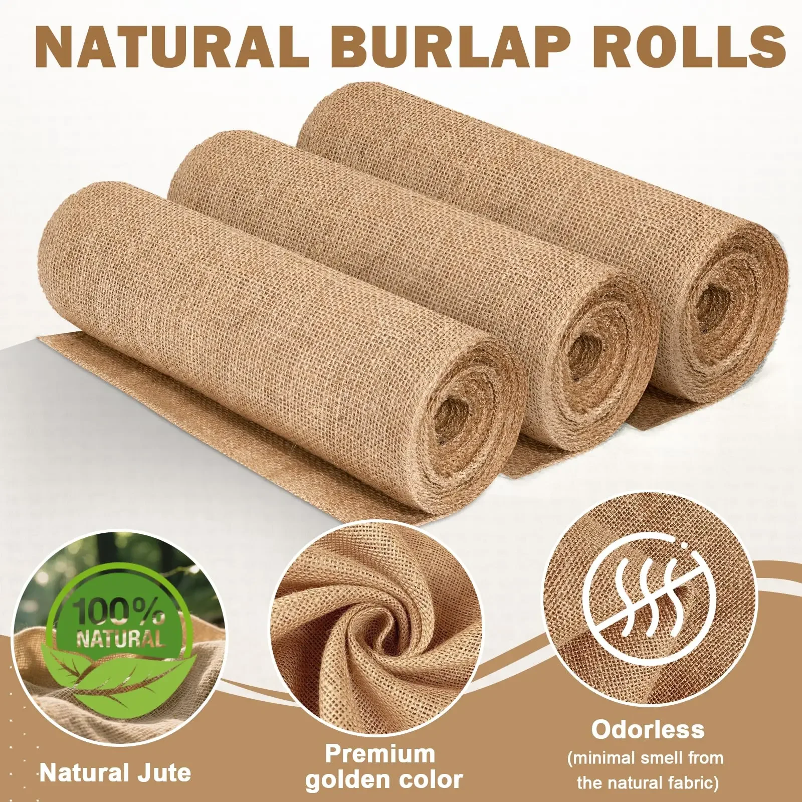 Natural Beige Burlap Roll 30cm - Christmas Table Runner recensie en prijs