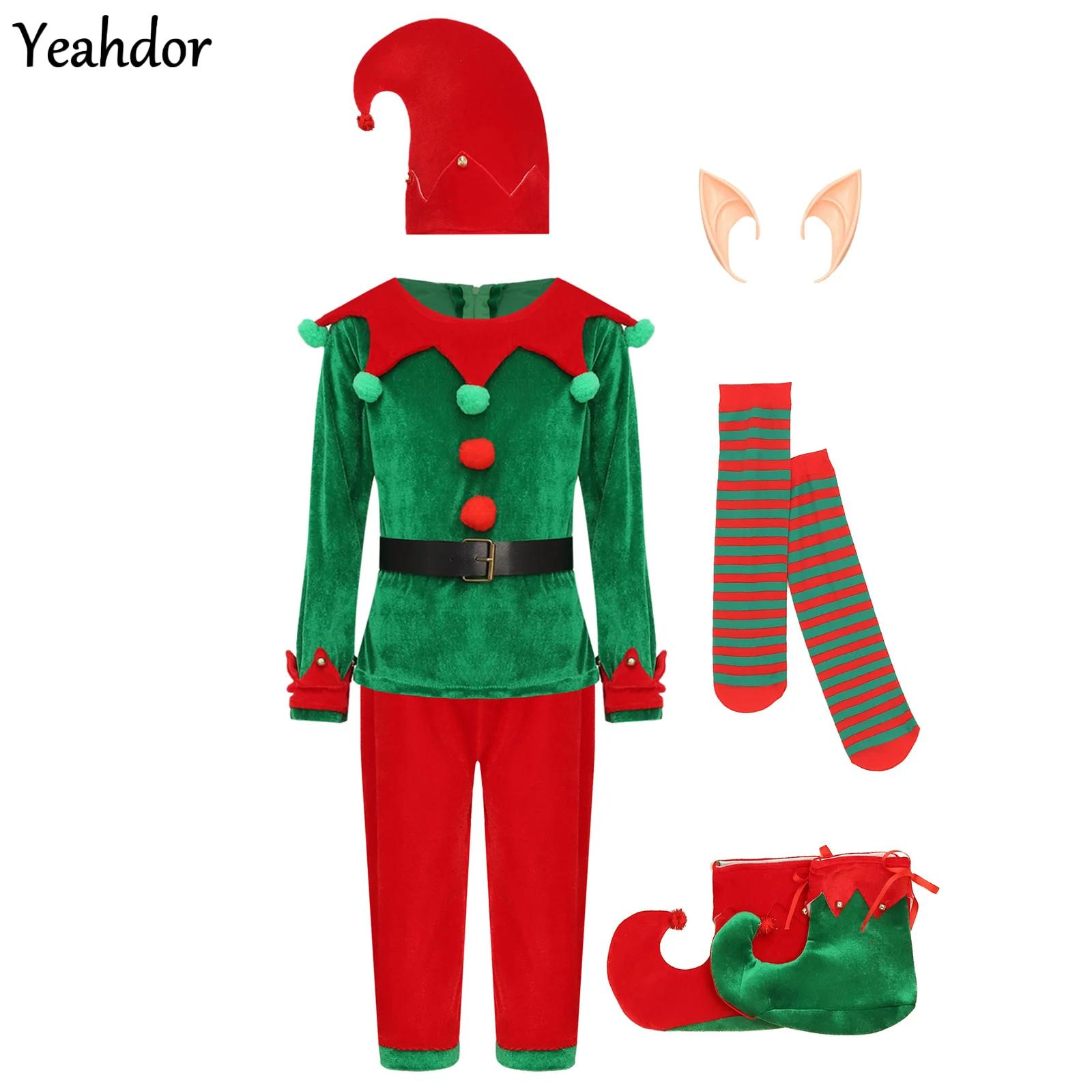 Boys Christmas Santa Claus Cos - Elf Costume Christmas recensie en prijs
