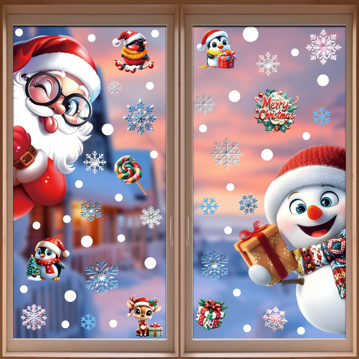 2025 Christmas Static Window C - Snowflake Window Decal recensie en prijs