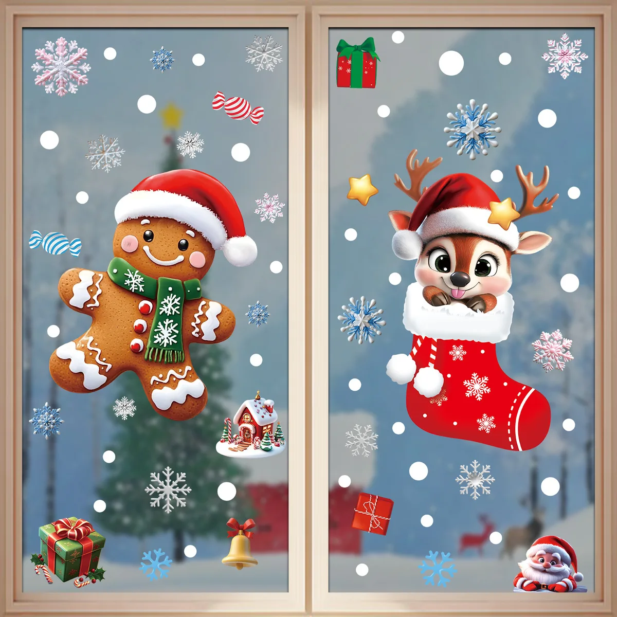 2025 Christmas Static Window C - Snowflake Window Decal recensie en prijs