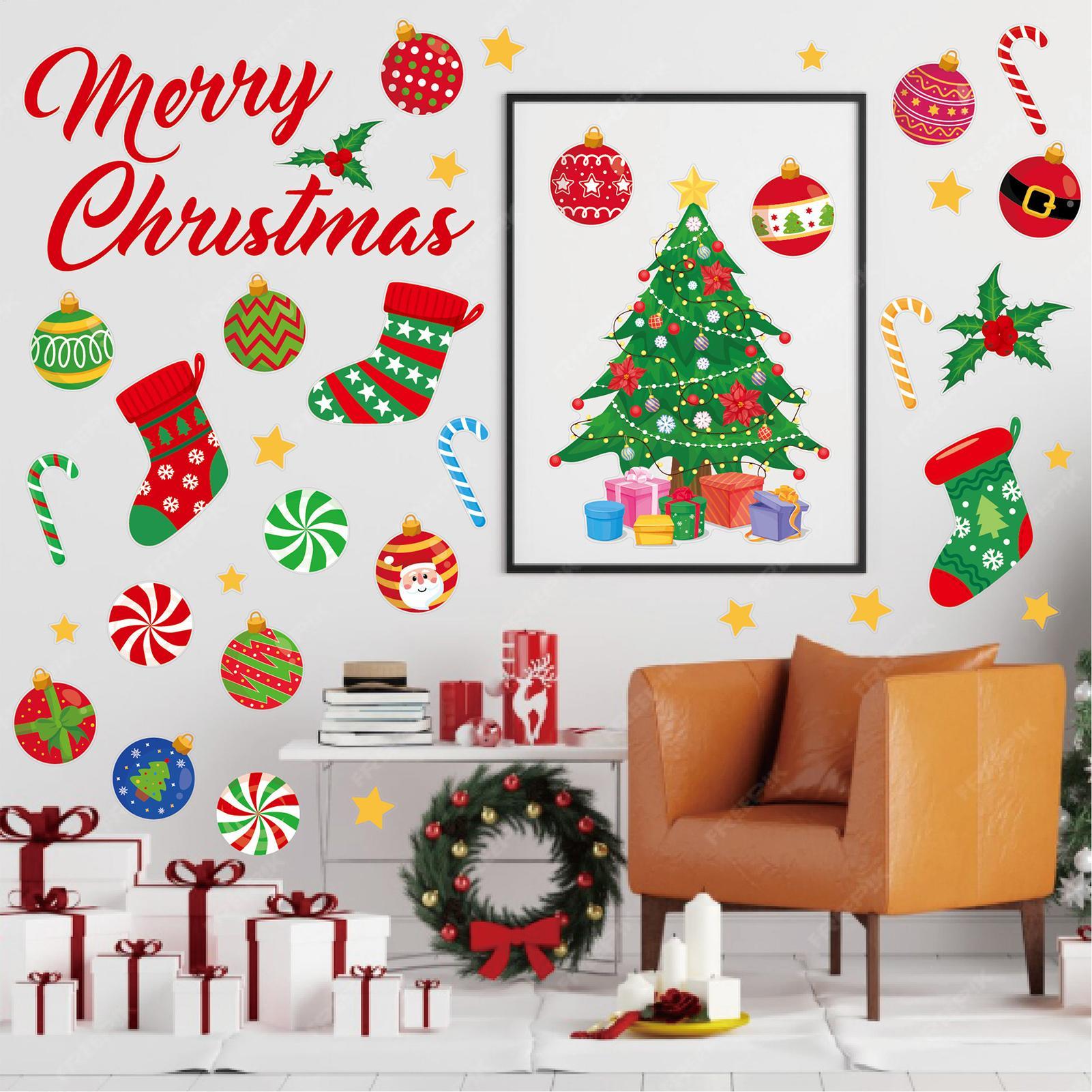 3 Pieces Christmas wall sticke - Snowflake Window Decal recensie en prijs