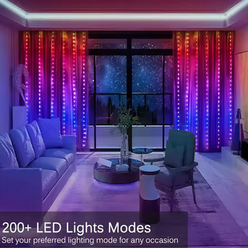 3M RGB Smart LED Curtain Light - Led Fairy String Lights recensie en prijs