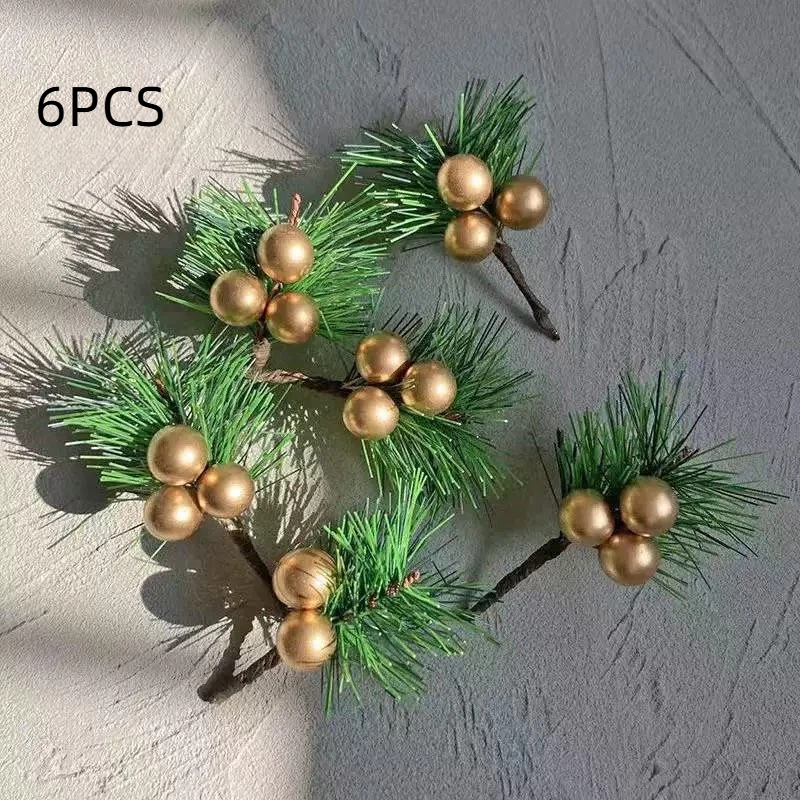 6pcs Artificial Christmas Pine - Christmas Tree Artificial recensie en prijs