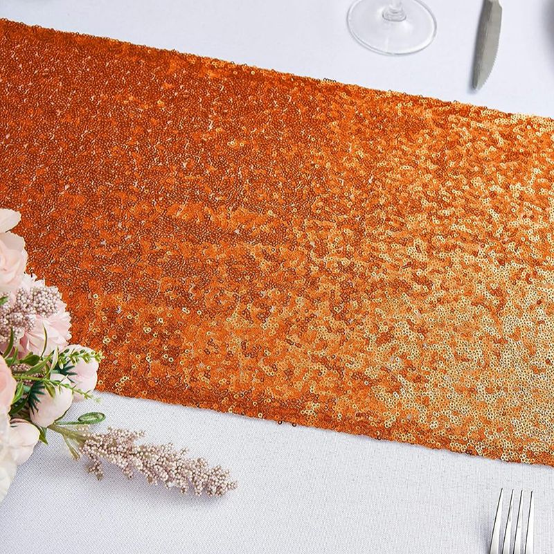 Orange Sequin Table Runner for - Christmas Table Runner recensie en prijs